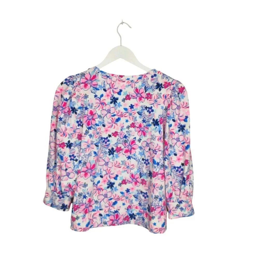 Lilly Pulitzer Women's Corden Sweatshirt sz Small in Party Like A Lobster